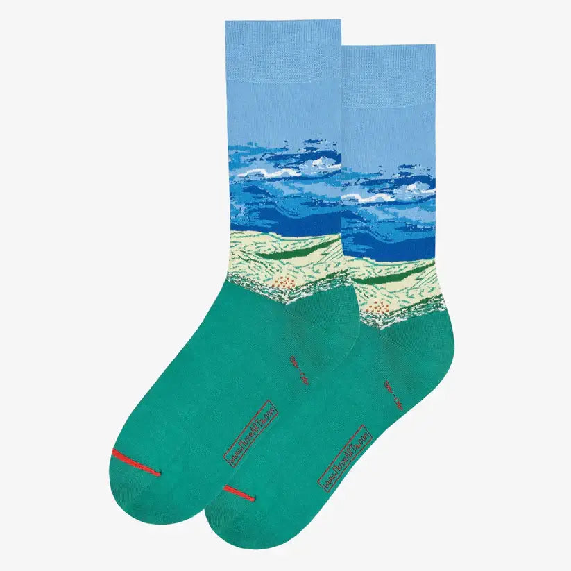 VAN GOGH WHAT FIELD UNDER A STORMY SKY Umjetničke Čarape - Van Gogh Pod Olujnim Nebom umjetničke čarape & art čarape