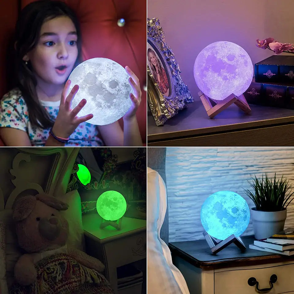 RGB BLUETOOTH MOON LAMPA I ZVUČNIK 18cm RGB Bluetooth Moon Lampa i Zvučnik 18cm - POKLON KM 45.00 umjesto KM 60.00